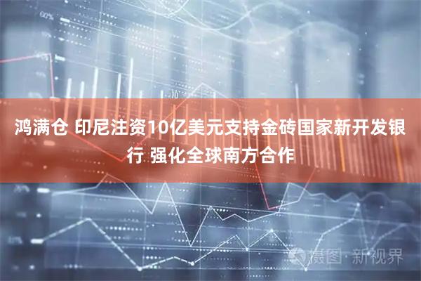 鸿满仓 印尼注资10亿美元支持金砖国家新开发银行 强化全球南方合作