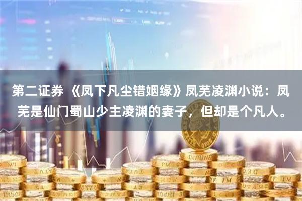 第二证券 《凤下凡尘错姻缘》凤芜凌渊小说:凤芜是仙门蜀山少主凌渊的妻子,但却是个凡人。