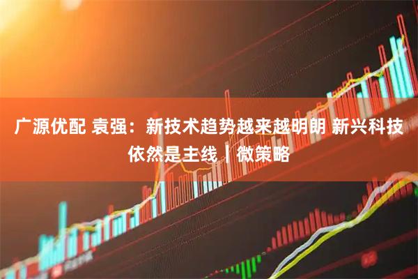 广源优配 袁强:新技术趋势越来越明朗 新兴科技依然是主线|微策略